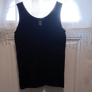 Black Women's Tank Shaperwear- Classic Sleeveless Scoop Neck